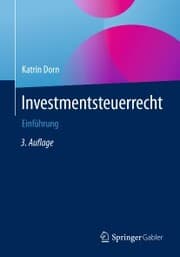 Cover von Investmentsteuerrecht