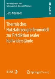 Cover von Thermisches Nutzfahrzeugreifenmodell zur Prädiktion realer Rollwiderstände