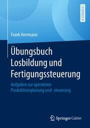 Cover von Übungsbuch Losbildung und Fertigungssteuerung