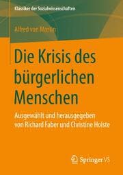 Cover von Die Krisis des bürgerlichen Menschen