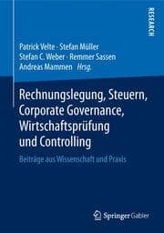 Cover von Rechnungslegung, Steuern, Corporate Governance, Wirtschaftsprüfung und Controlling