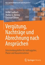 Cover von Vergütung, Nachträge und Abrechnung nach Ansprüchen