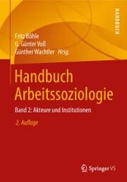 Cover von Handbuch Arbeitssoziologie