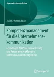 Cover von Kompetenzmanagement für die Unternehmenskommunikation