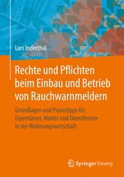 Cover von Rechte und Pflichten beim Einbau und Betrieb von Rauchwarnmeldern