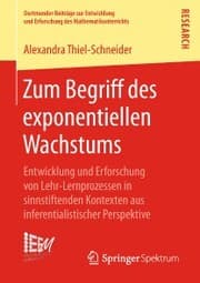 Cover von Zum Begriff des exponentiellen Wachstums