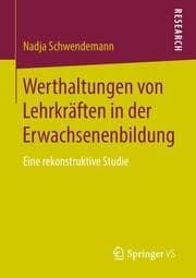 Cover von Werthaltungen von Lehrkräften in der Erwachsenenbildung