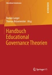 Cover von Handbuch Educational Governance Theorien