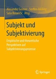 Cover von Subjekt und Subjektivierung