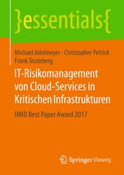 Cover von IT-Risikomanagement von Cloud-Services in Kritischen Infrastrukturen