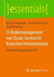 Cover von IT-Risikomanagement von Cloud-Services in Kritischen Infrastrukturen