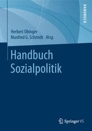 Cover von Handbuch Sozialpolitik