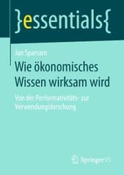 Cover von Wie ökonomisches Wissen wirksam wird