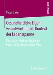 Cover von Gesundheitliche Eigenverantwortung im Kontext der Lebensspanne
