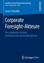 Cover von Corporate Foresight-Akteure
