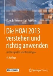 Cover von Die HOAI 2013 verstehen und richtig anwenden