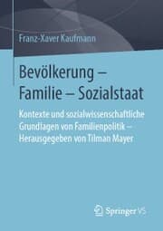 Cover von Bevölkerung - Familie - Sozialstaat
