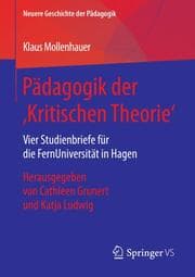 Cover von Pädagogik der Kritischen Theorie