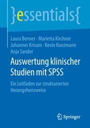 Cover von Auswertung klinischer Studien mit SPSS