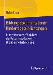 Cover von Bildungsdokumentation in Kindertageseinrichtungen