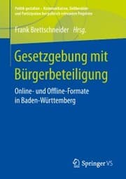 Cover von Gesetzgebung mit Bürgerbeteiligung
