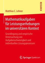 Cover von Mathematikaufgaben für Leistungserhebungen im universitären Kontext