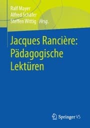 Cover von Jacques Rancière: Pädagogische Lektüren