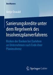 Cover von Sanierungskredite unter dem Regelwerk des Insolvenzplanverfahrens