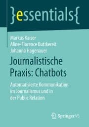 Cover von Journalistische Praxis: Chatbots