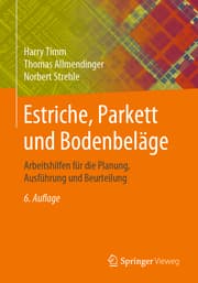 Cover von Estriche, Parkett und Bodenbeläge