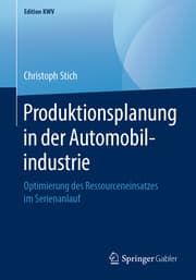 Cover von Produktionsplanung in der Automobilindustrie
