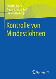 Cover von Kontrolle von Mindestlöhnen