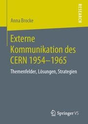 Cover von Externe Kommunikation des CERN 1954-1965