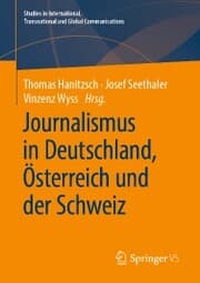 Cover von Journalismus in Deutschland, Österreich und der Schweiz