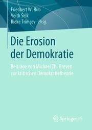 Cover von Die Erosion der Demokratie