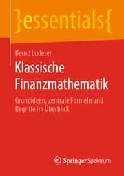 Cover von Klassische Finanzmathematik