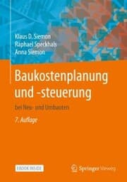 Cover von Baukostenplanung und -steuerung
