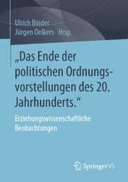 Cover von 'Das Ende der politischen Ordnungsvorstellungen des 20. Jahrhunderts.'