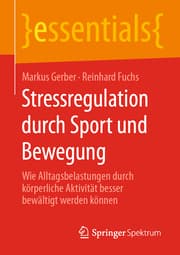 Cover von Stressregulation durch Sport und Bewegung