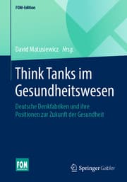 Cover von Think Tanks im Gesundheitswesen