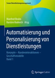 Cover von Automatisierung und Personalisierung von Dienstleistungen 1