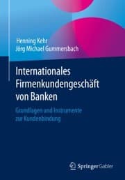 Cover von Internationales Firmenkundengeschäft von Banken