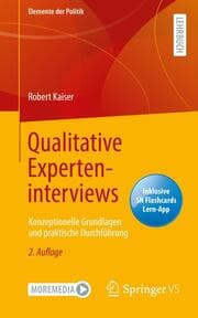 Cover von Qualitative Experteninterviews