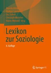 Cover von Lexikon zur Soziologie