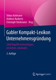 Cover von Gabler Kompakt-Lexikon Unternehmensgründung
