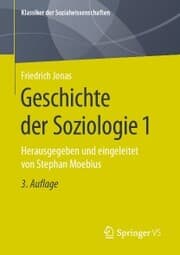 Cover von Geschichte der Soziologie 1