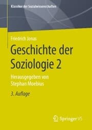 Cover von Geschichte der Soziologie 2