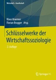 Cover von Schlüsselwerke der Wirtschaftssoziologie