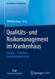 Cover von Qualitäts- und Risikomanagement im Krankenhaus
