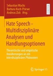 Cover von Hate Speech - Multidisziplinäre Analysen und Handlungsoptionen